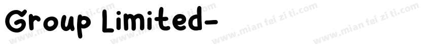 Group Limited字体转换